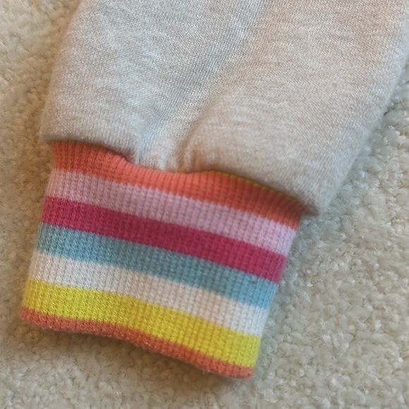 Janie and Jack girls sweatsuit set. C’est la vie - Picture 3 of 8